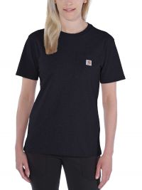Carhartt Damen Pocket T-Shirt Schwarz